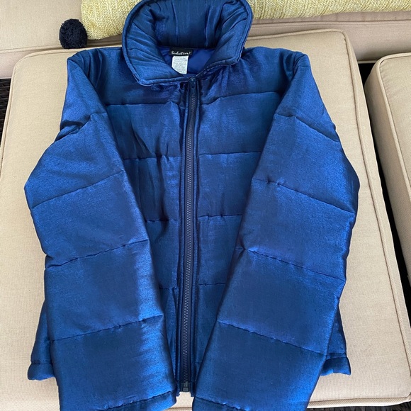 NEW METALLIC BLUE JACKET - Picture 2 of 5